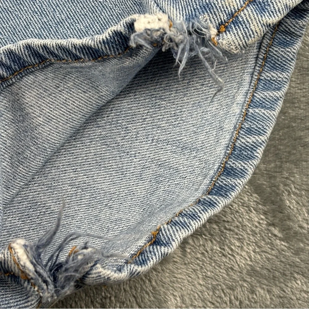 Levi's 505 Jeans Mens 36x34‎ Blue Light Wash Y2K Vintage Denim Regular Straight